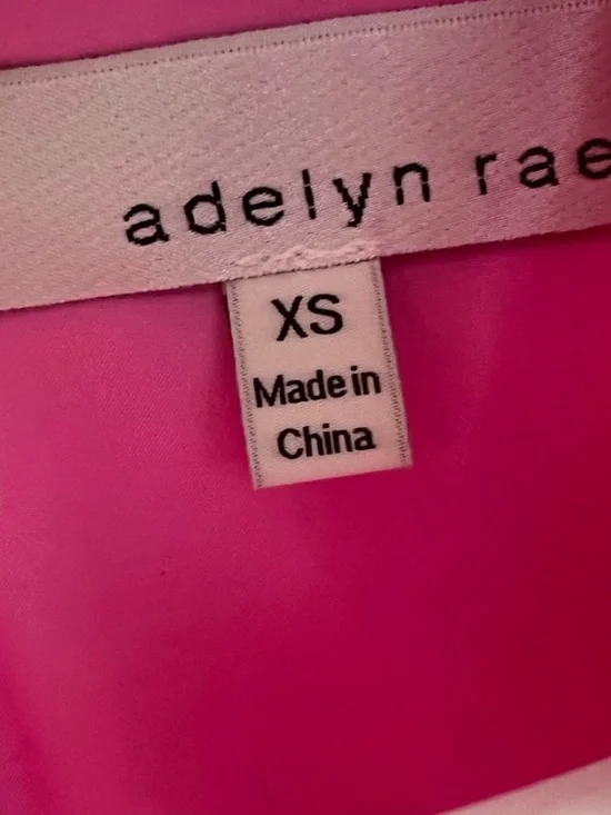 Adeline Rae Pink Long Sleeve V-Neck Wrap Maxi Dress - Picture 2 of 4